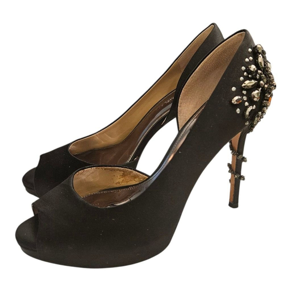 Antonio Melani Black Heels Size 8.5 - Picture 4 of 10